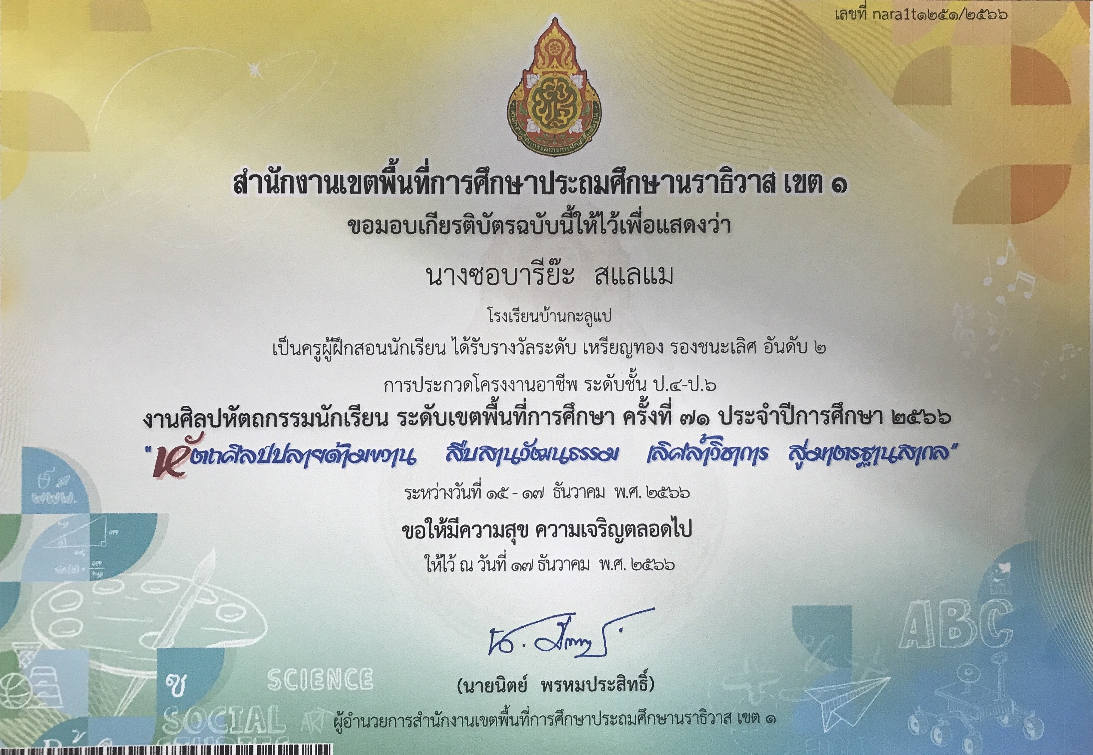 ไฟล์รางวัล