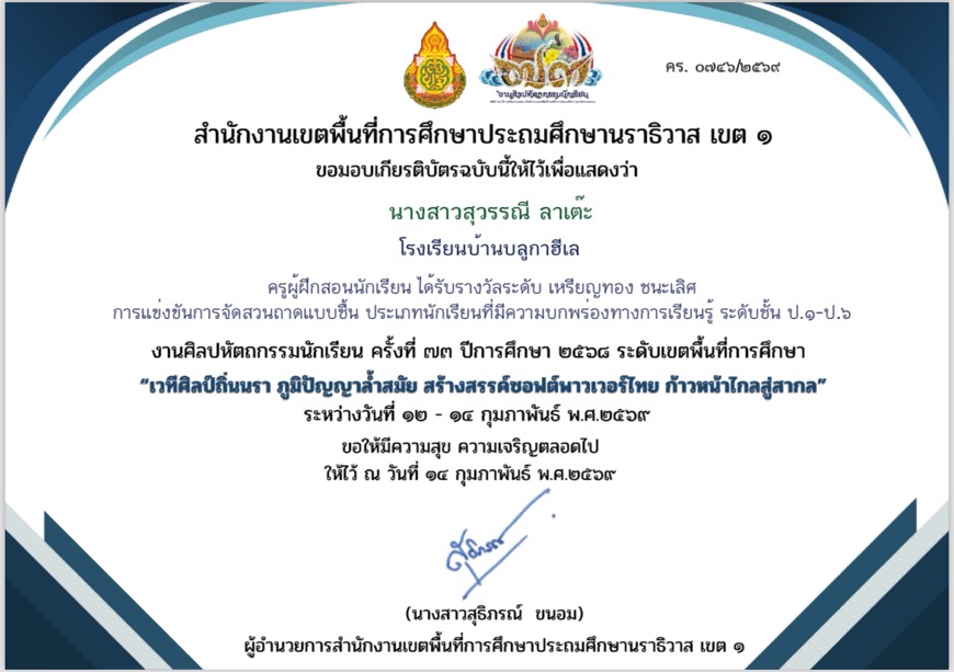 ไฟล์รางวัล